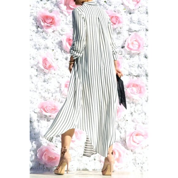 NIP White Buttoned Maxi Dress - Work Wardrobe - Picture 1 of 6